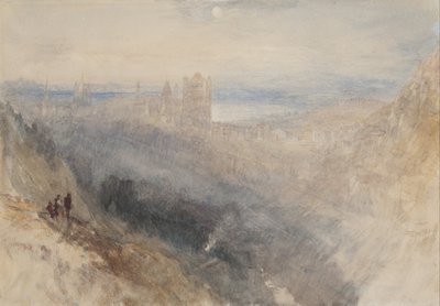 Moon over Lausanne by Joseph Mallord William Turner